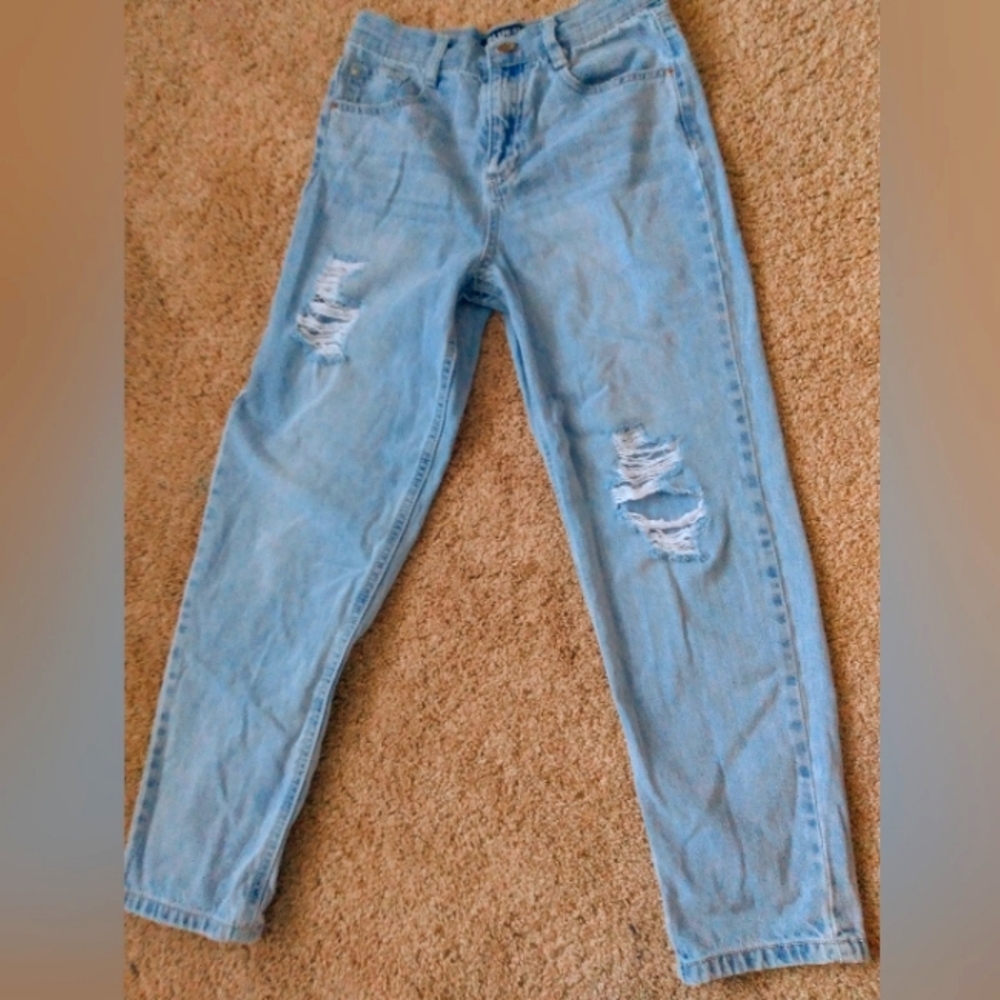 Blue light jeans